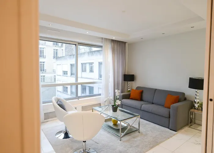 Apartman Modern & Peaceful 1bd By Champs-elysees With Ac Párizs