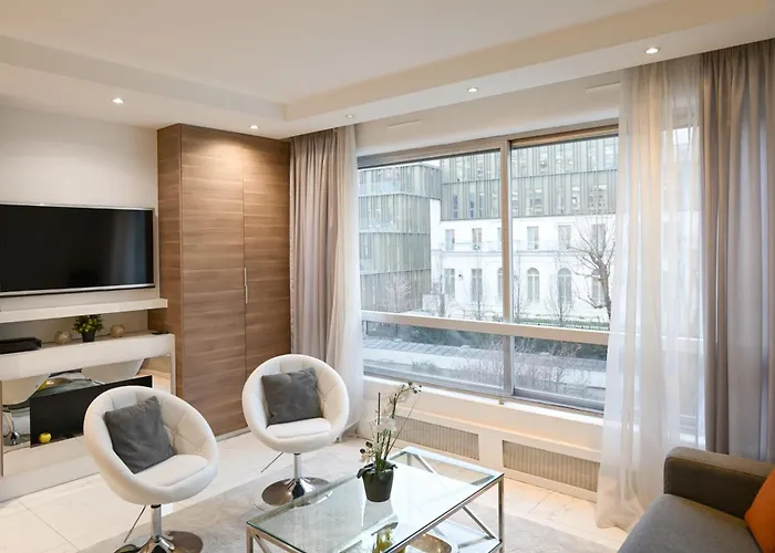 Modern & Peaceful 1bd By Champs-elysees With Ac Apartman Párizs